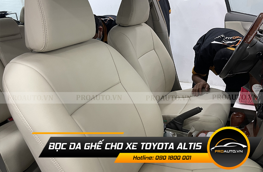 Lợi ích của bọc ghế da xe ô tô Altis
