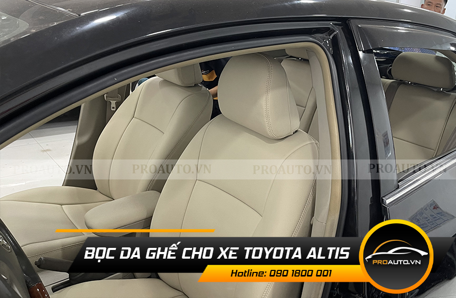 Cách bảo dưỡng ghế da xe hơi Altis
