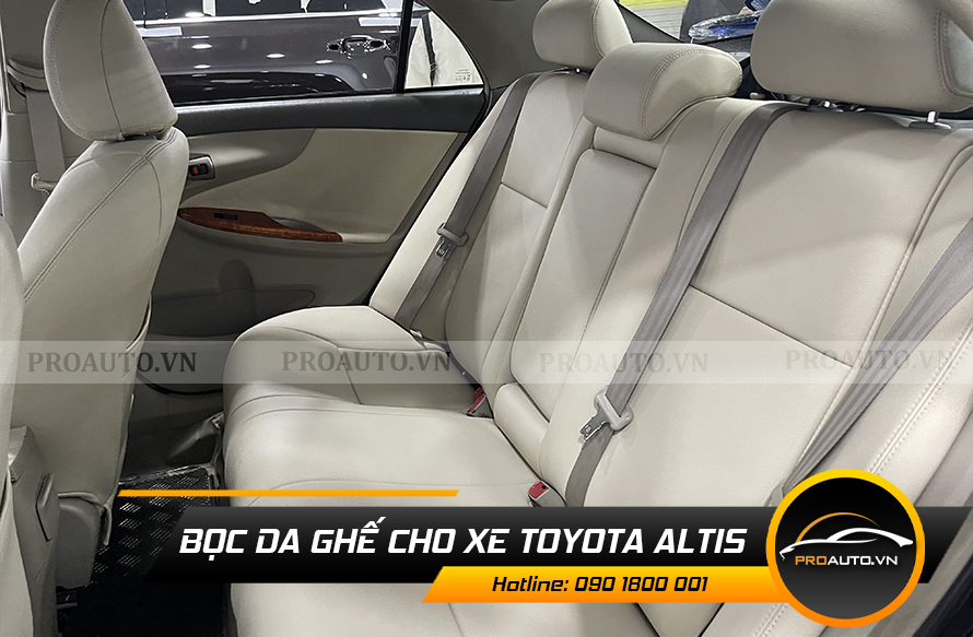Bảng giá bọc ghế da ô tô Altis