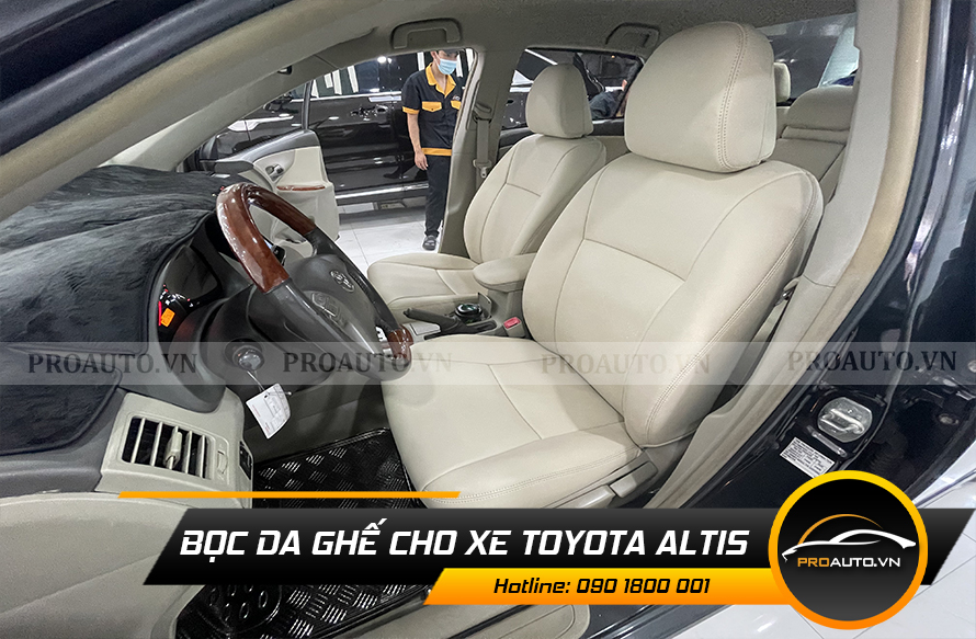 Tại sao phải bọc ghế da xe hơi Altis