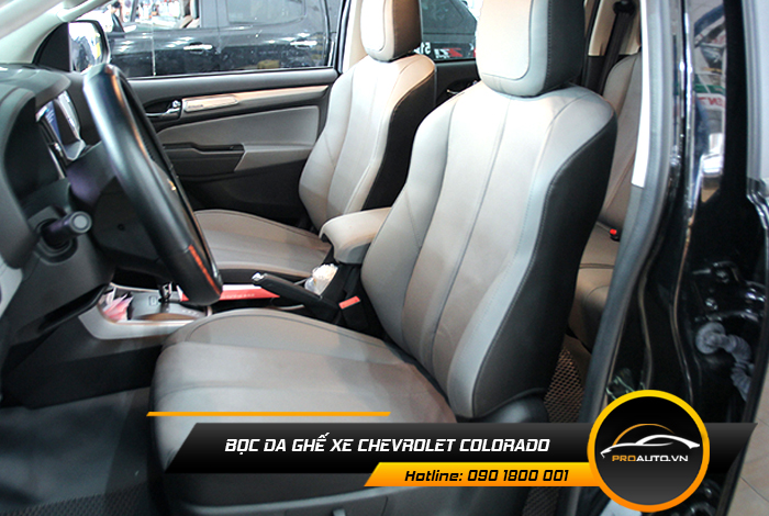 boc da ghe xe chevrolet colorado