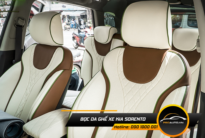 Lợi ích của bọc ghế da xe Kia Sorento