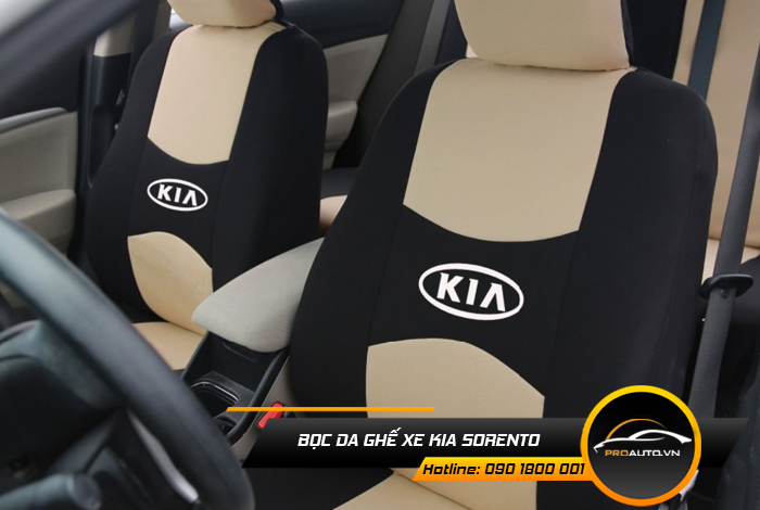 Các loại da bọc ghế xe Kia Sorento