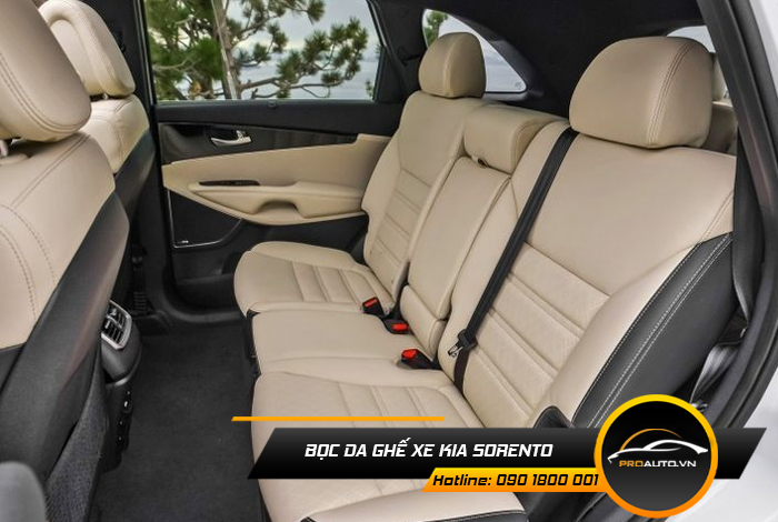Bảng giá bọc ghế da ô tô Kia Sorento 2021