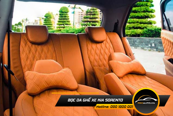 Tại sao phải bọc ghế da Kia Sorento