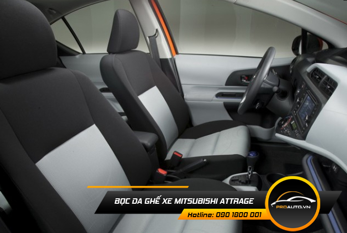 Các loại da bọc ghế xe Mitsubishi Attrage