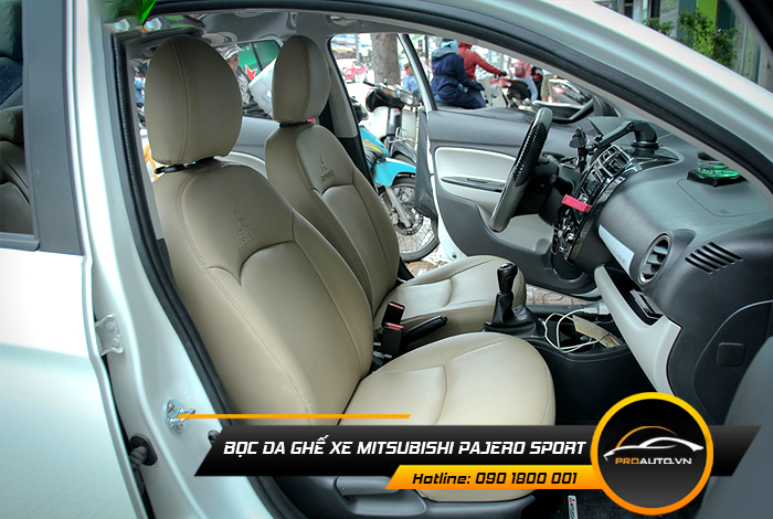 Tại sao phải bọc ghế da Mitsubishi Pajero Sport