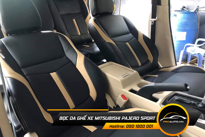 Bảng giá bọc ghế da ô tô Mitsubishi Pajero Sport