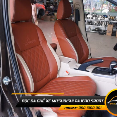 Bọc Ghế Da Mitsubishi Pajero Sport