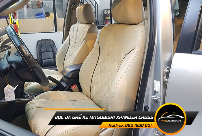 Chọn màu sắc bọc ghế da  Mitsubishi Xpander Cross 