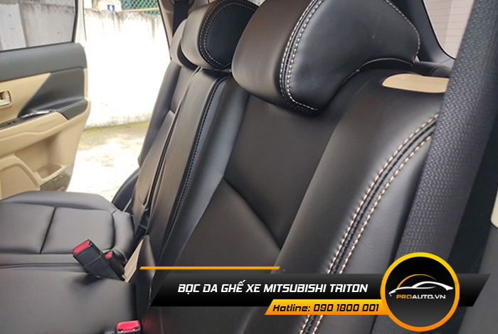 Các loại da bọc ghế xe Mitsubishi Triton 