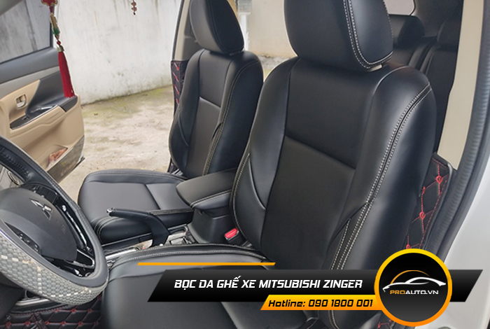 Chọn màu sắc bọc ghế da  Mitsubishi Zinger 