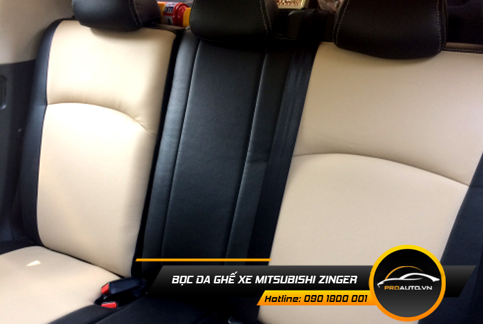 Chọn màu sắc bọc ghế da  Mitsubishi Zinger 