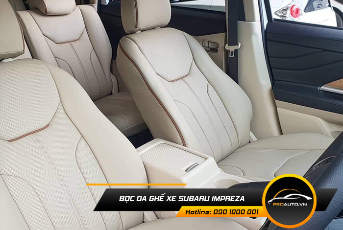 Cách bọc ghế da Subaru Impreza 