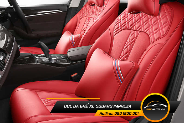 Cách bảo dưỡng ghế da xe hơi Subaru Impreza 