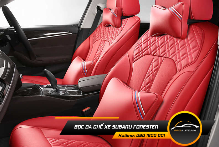 Cách bảo dưỡng ghế da xe hơi Subaru Forester