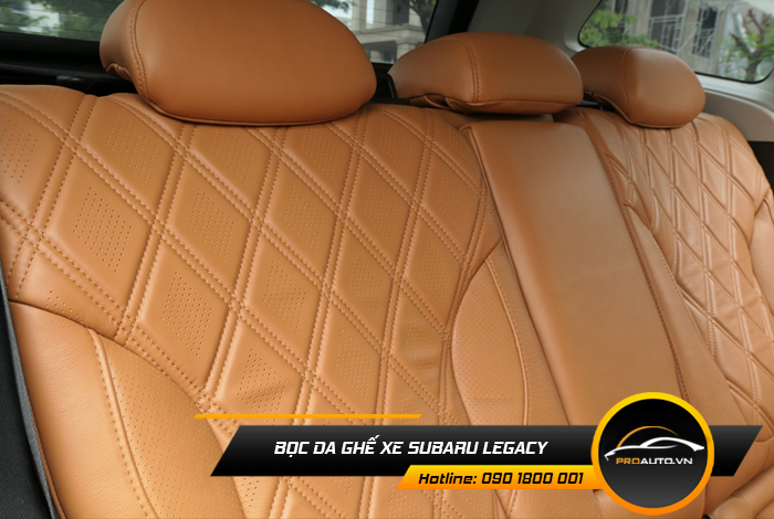 Cách bảo dưỡng ghế da xe hơi Subaru Legacy 