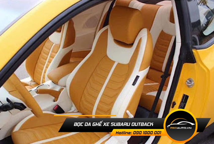 Chọn màu sắc bọc ghế da Subaru Outback