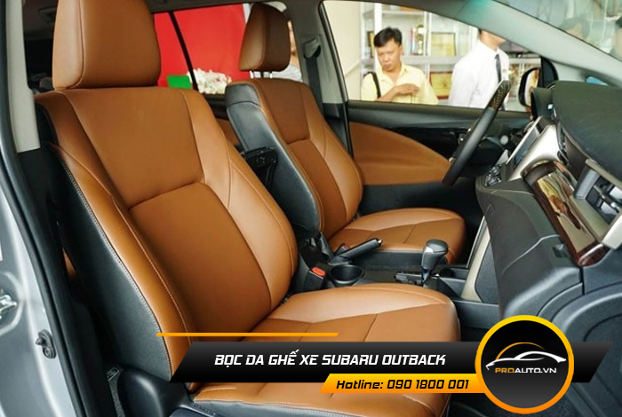 Kinh nghiệm bọc ghế da ô tô Subaru Outback