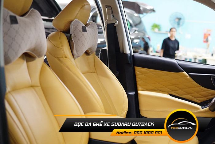 Cách bọc ghế da Subaru Outback