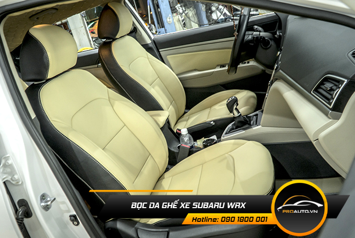 Các loại da bọc ghế xe Subaru WRX 