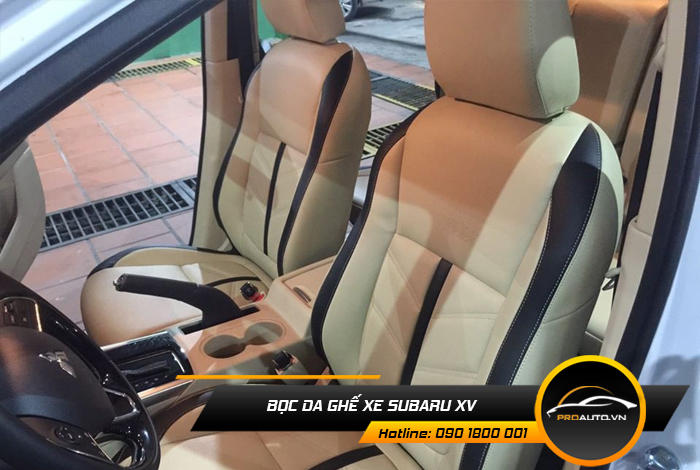 Cách bọc ghế da Subaru XV