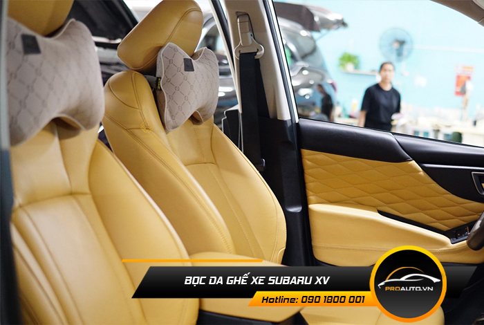 Kinh nghiệm bọc ghế da ô tô Subaru XV