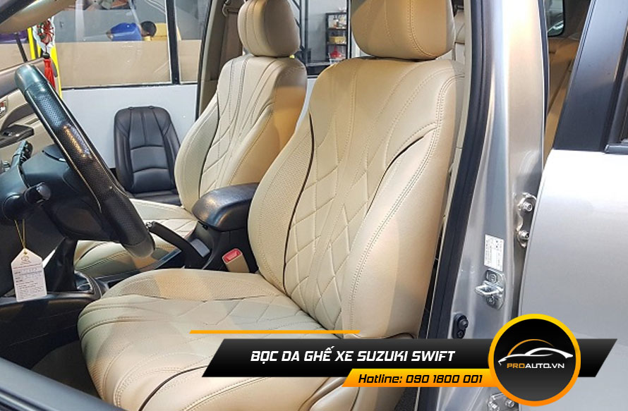 Các loại da bọc ghế da Suzuki Swift