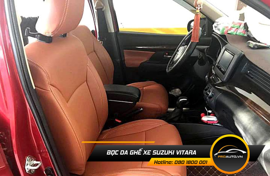 Chọn màu sắc bọc ghế da Suzuki Vitara