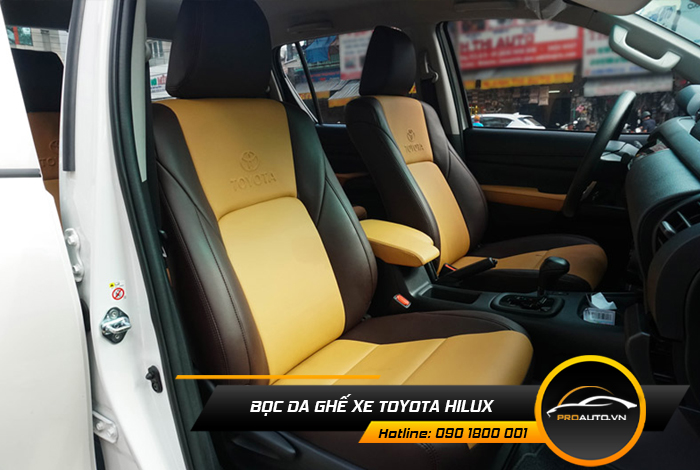 Tại sao phải bọc ghế da Toyota Hilux