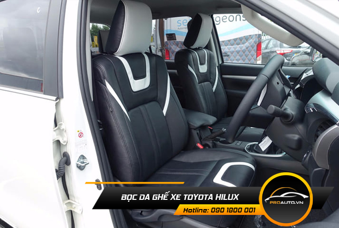 Lợi ích của bọc ghế da Toyota Hilux