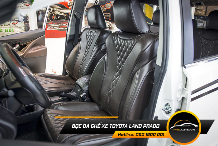 Bảng giá bọc ghế da ô tô Land Prado 2021