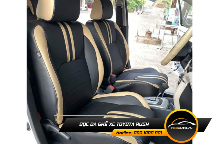 Bảng giá bọc ghế da ô tô Toyota Rush 2021