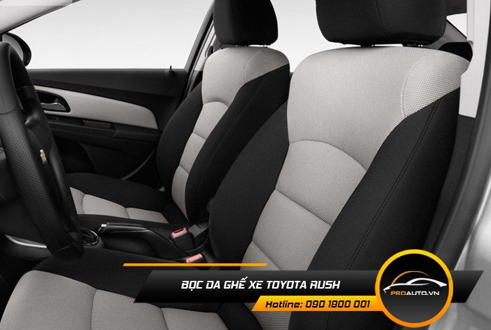Chọn màu sắc bọc ghế da Toyota Rush