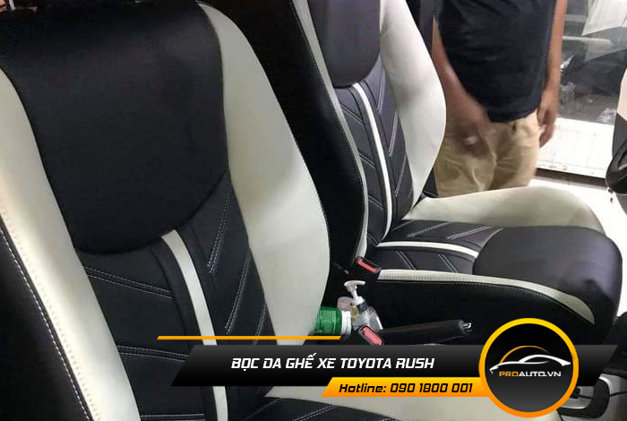 Cách bọc ghế da Toyota Rush
