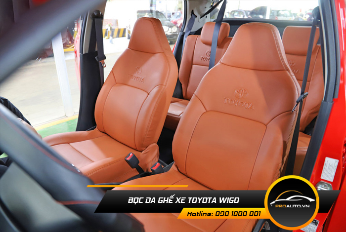 Lợi ích của bọc ghế da xe Toyota Wigo