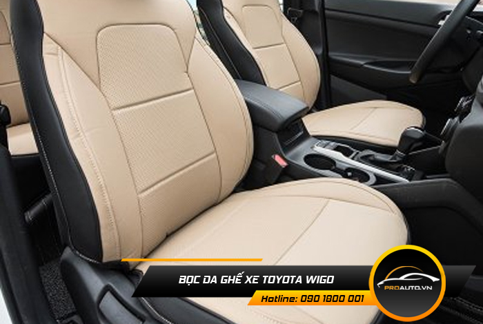 Kinh nghiệm bọc ghế da ô tô Toyota Wigo
