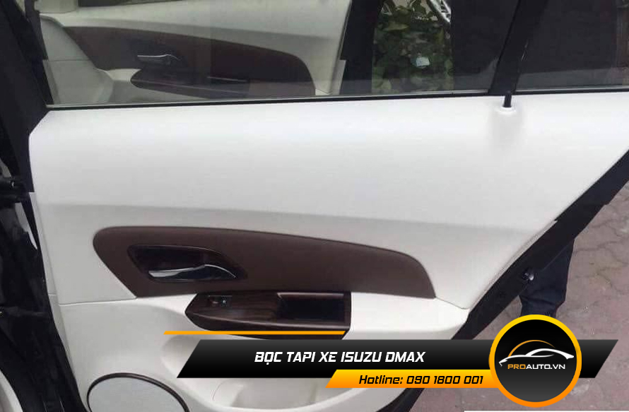 Bọc da tapi cửa Isuzu Dmax