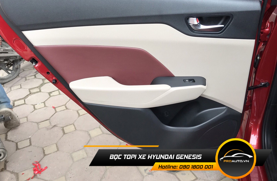 Bọc da tapi cửa Genesis