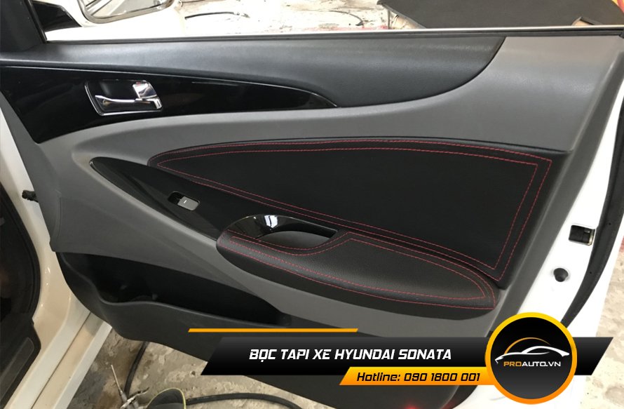 Bọc da tapi cửa Sonata