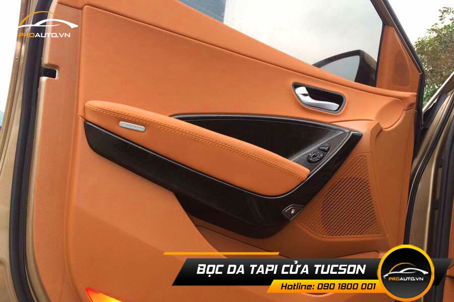Bọc da tappi cửa xe Tucson