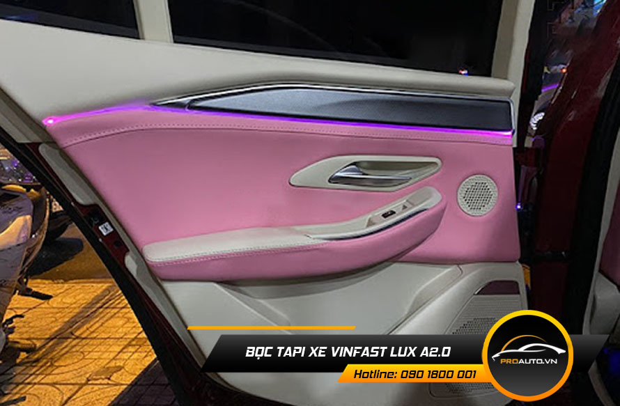 Bọc da tapi cửa Vinfast Lux A2.0