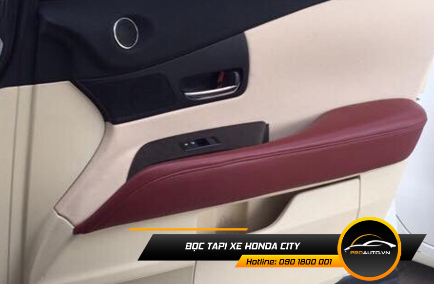 Bọc da tapi cửa xe City