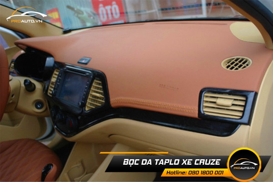 Bọc da taplo xe Cruze