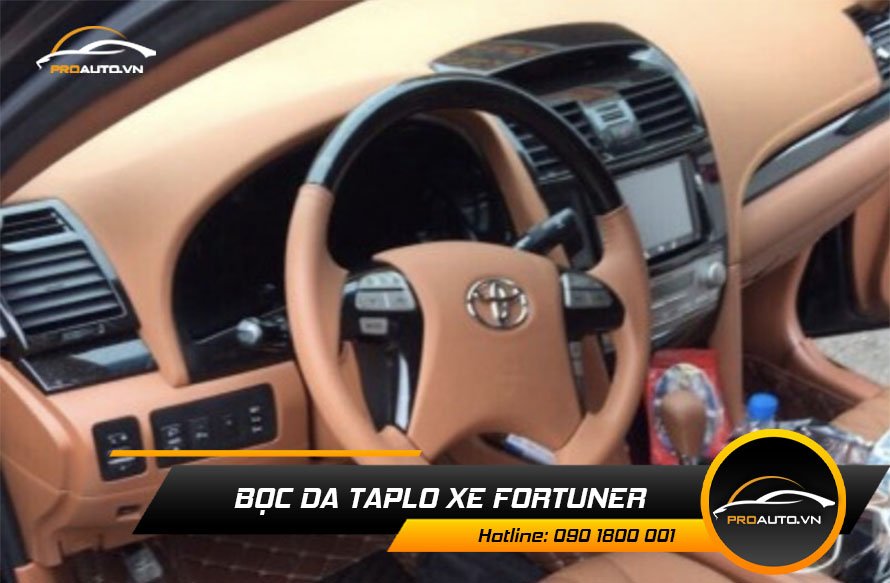 Bọc da taplo xe Fortuner