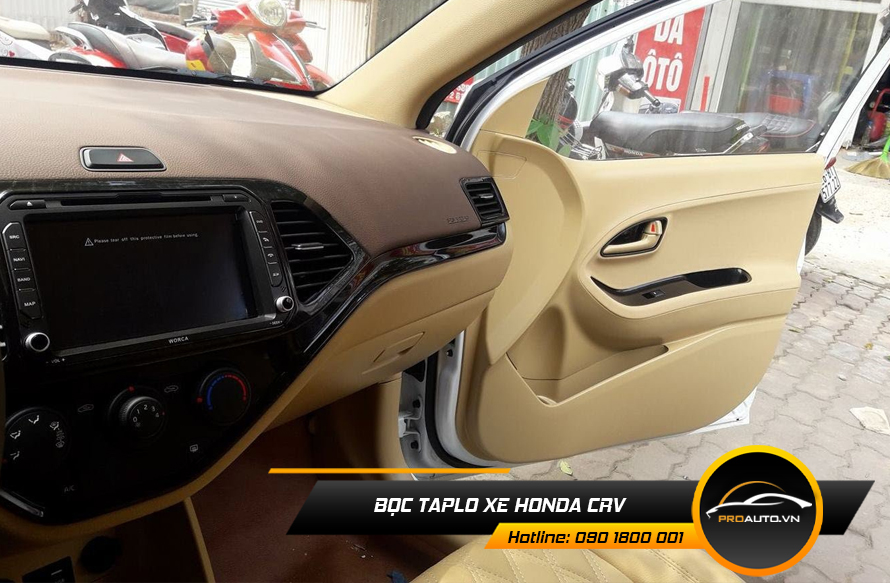 Bọc da taplo xe CRV