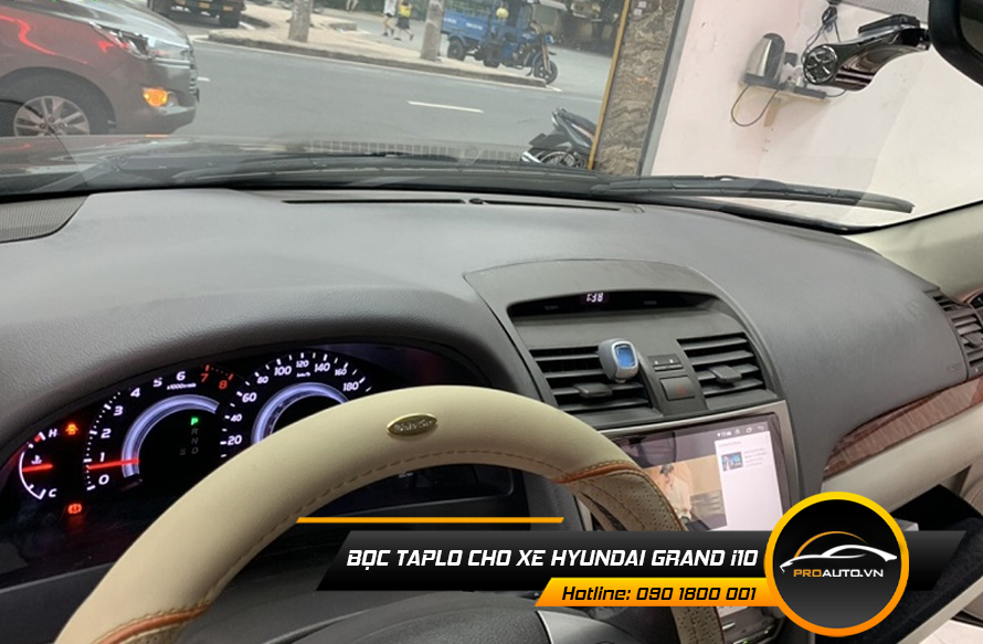 Bọc da taplo xe Hyundai Grand i10