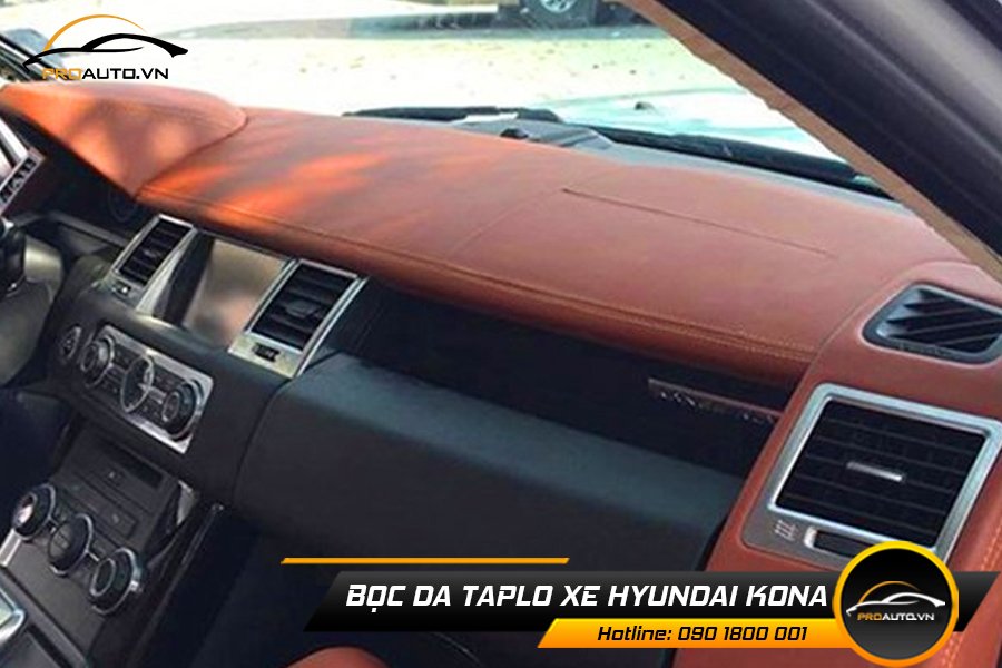 Bọc da taplo xe Kona