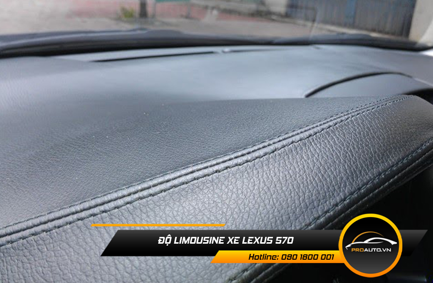 Bọc da taplo xe Lexus 570