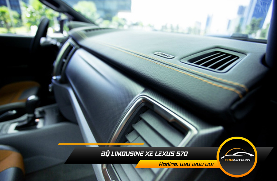 Bọc da taplo xe Lexus 570